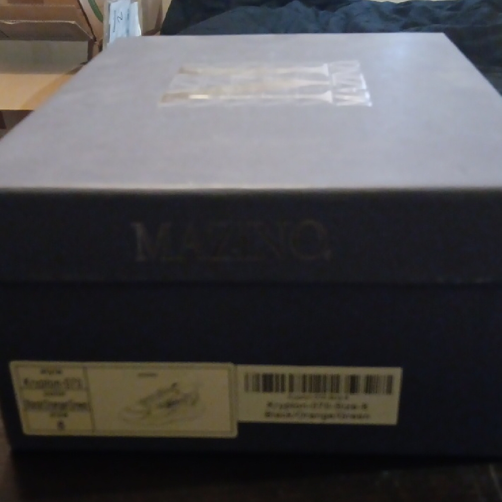 Mazino Krypton-070 Black/Orange/Green Sneakers Mens 8 Womens 9.5 DS OG ALL - Picture 9 of 9